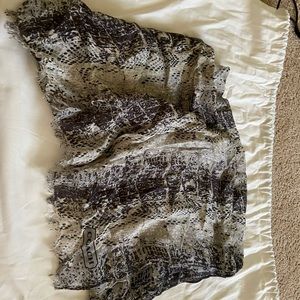 Coach Python Scarf